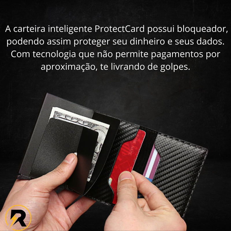 Carteira inteligente ProtectCard - Seus pertences organizados e protegidos